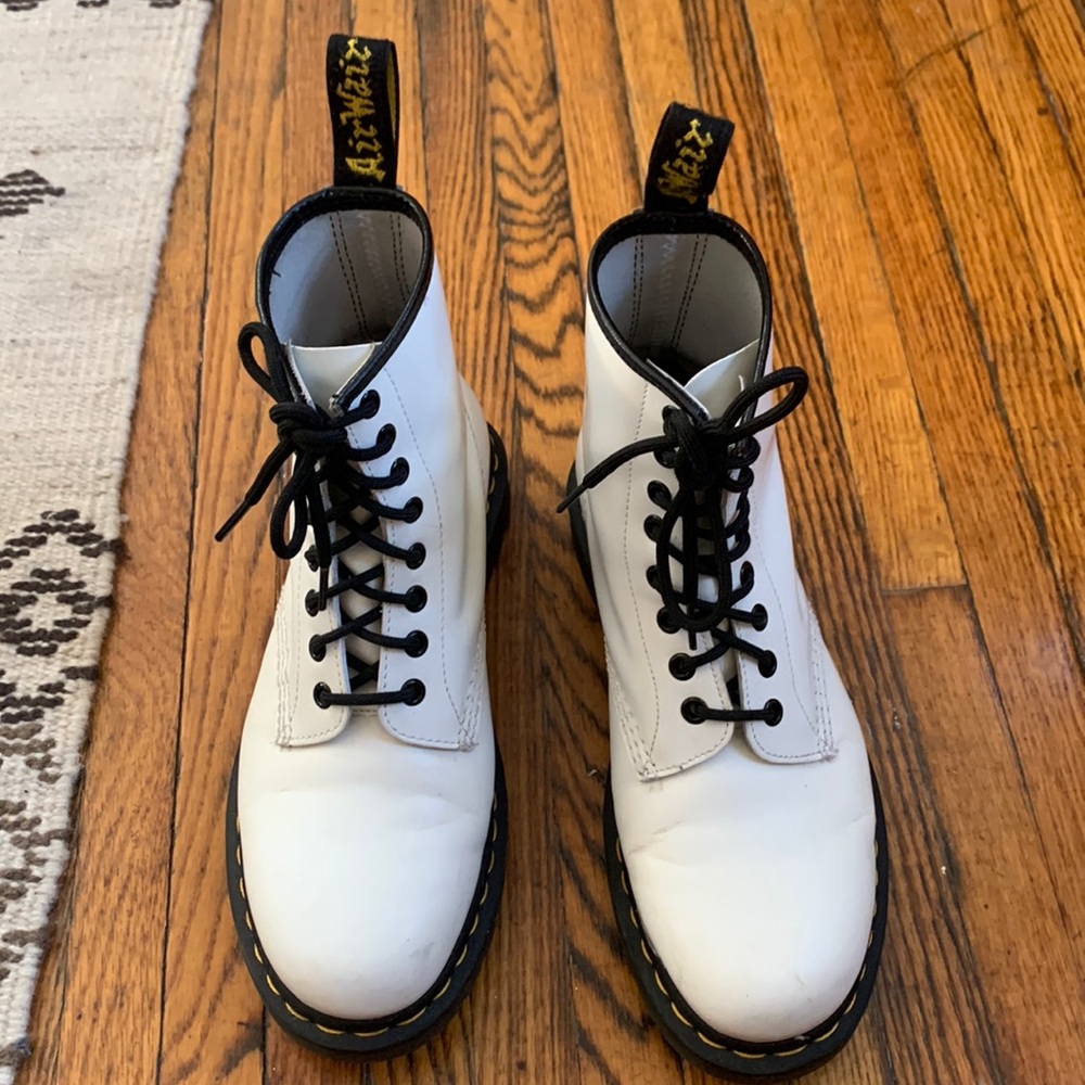 Leather Dr Martens High Tops Boots (Docs)